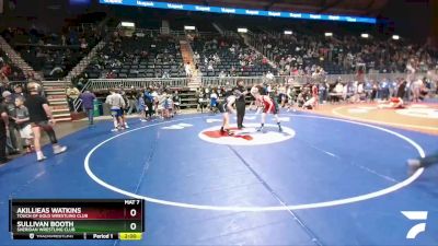 125 lbs Semifinal - Akillieas Watkins, Touch Of Gold Wrestling Club vs Sullivan Booth, Sheridan Wrestling Club