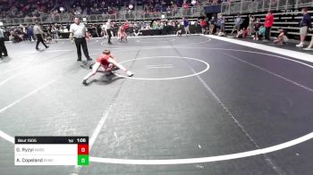 92 lbs Semifinal - Gabriel Ryzyi, Massa's Maniacs vs Asher Copeland, Springdale Youth Wrestling Club