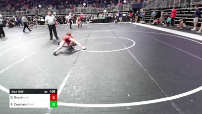 92 lbs Semifinal - Gabriel Ryzyi, Massa's Maniacs vs Asher Copeland, Springdale Youth Wrestling Club