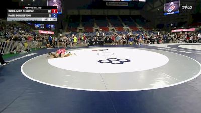 110 lbs Cons. Sub-rd Of 16 - Sora Mae Bukoski, ME vs Kate Eggleston, IA