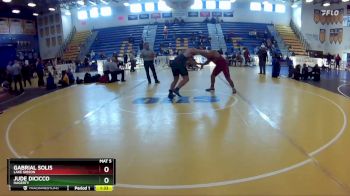 215 White Semifinal - Gabrial Solis, Lake Gibson vs Jude DiCicco, Hagerty