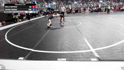 63.7-69.3 lbs Semifinal - Bella Mafnas, 2tg vs Savina Burgo, Team Tulsa Wrestling Club