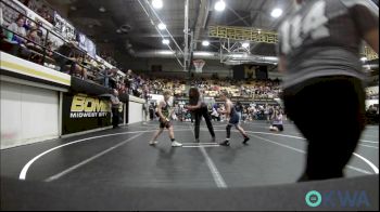 70-75 lbs Semifinal - Lyrik Womack, Marlow Outlaws vs Tobias Roundtree, ARDMORE TAKEDOWN CLUB