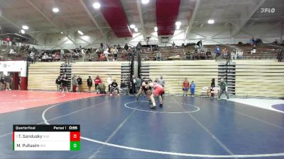 157 lbs Quarterfinal - Tyler Sandusky, Eagles Elite Wc vs Mekhi Pulluaim, Hybrid Wrestling Club