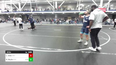 197 lbs Consi Of 16 #1 - Larry Vola, University Of Maryland vs Ryan Boyle, Kent State