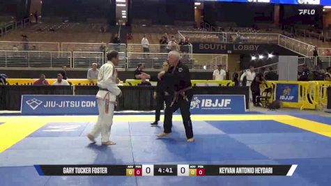 Keyvan Antonio Heydari vs Gary Tucker Foster 2025 Pan Jiu Jitsu IBJJF Championship
