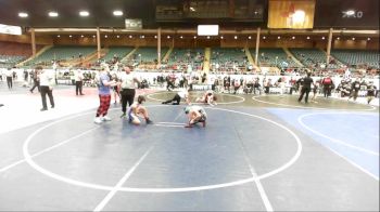 98 lbs Quarterfinal - Jesus Gallegos, NM Gold vs Deacon Madrid, Capital City Jr Wrestling