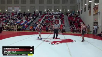 150 lbs Round 3 (16 Team) - Bradley Hastings, Hewitt-Trussville vs Brayden Billig, Sparkman