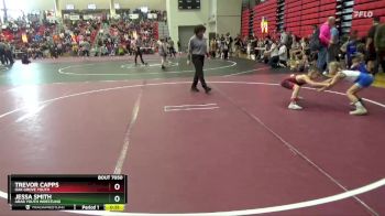 65 lbs Semifinal - Jessa Smith, Arab Youth Wrestling vs Trevor Capps, Oak Grove Youth