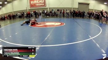 120 lbs Cons. Round 3 - Tomas Melendez, Pit Bull Wrestling Academy vs Matthew Mayr, Ranger Wrestling Club