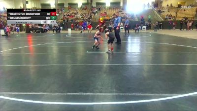 45 lbs Cons. Round 2 - Dennis Burney, Seahawks Wrestling Club vs Remington Bradford, Bradford Wrestling