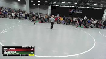 70 lbs Champ. Round 2 - Gage Carter, Iowa vs Adam Husk Jr., Askren Wrestling Academy