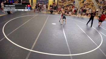 126 lbs Champ. Round 1 - Max Mandac, IL vs Michael Fudge, MO