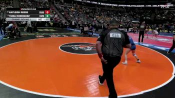 G100-4A Champ. Round 1 - Kayleigh Reese, Calhan High School Girls vs Yaida Rodriguez, Fort Lupton Girls