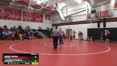 JV-10 lbs Round 2 - Jersey Heiter, Linn-Mar vs Addison Connelly, Williamsburg