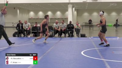 133 lbs Consolation - Nic Bouzakis, Ohio State vs Tyler Knox, Stanford