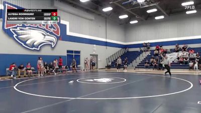 140 lbs Round 1 (3 Team) - Landri Von Gonten, Conroe Woodlands College Park vs Alyssa Rodriguez, Lubbock Cooper