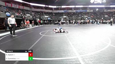 128 lbs Rr Rnd 3 - Avery Speck, Illini Bluffs vs Carson Cummins, JYWC - Juneau Tornadoes