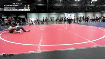 140 lbs Round Of 16 - Maximus Lupardus, All American Wrestling vs Corban Erwin, Claremore Zebras