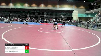 138 lbs Quarterfinal - Destiny Vannorsdall, Crook County vs Jade Armstrong, Sunnyside