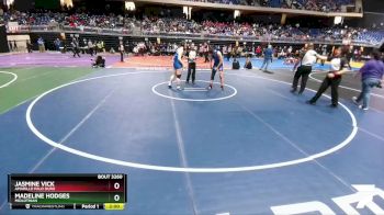 5A 165 lbs Semifinal - Madeline Hodges, Midlothian vs Jasmine Vick, Amarillo Palo Duro