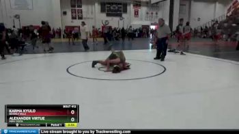 126 lbs Cons. Round 3 - Karma Kyulo, Beverly Hills vs Alexander Virtue, Mira Costa