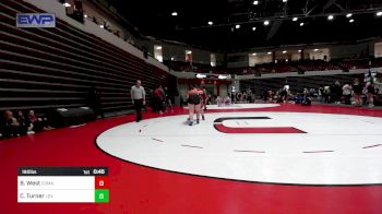 190 lbs Consolation - Brook West, Comanche High School Girls vs Cilee Turner, Lexington Girls Oklahoma