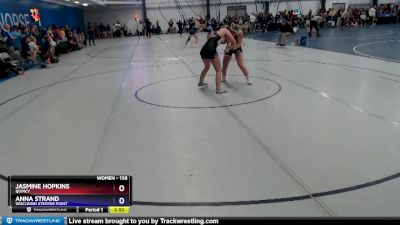 138 lbs Champ. Round 1 - Anna Strand, Wisconsin Stevens Point vs Jasmine Hopkins, Quincy