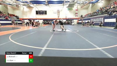 138 lbs Cons. Round 2 - Ethan Dyer, Taylorville vs Jordan Bicknell, Stanford Olympia