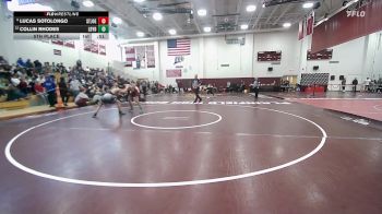 132 lbs 5th Place - Lucas Sotolongo, St Joseph vs Collin Rhodes, Ledyard