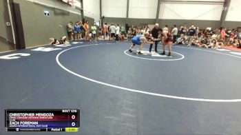 190 lbs Quarterfinal - Christopher Mendoza, CNWC Concede Nothing Wrestling Club vs Zach Foreman, Askeo International Mat Club