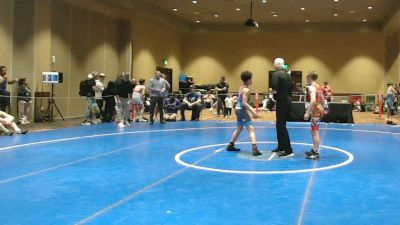 94 lbs Cons. Sub-semis - Connor Clark, Steller Trained vs Paxton Miller, Mat Assassins