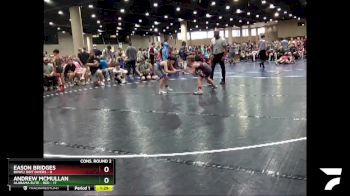 65 lbs Semis & Wb (16 Team) - Eason Bridges, BHWC/ Dirt Divers vs Andrew McMullan, Alabama Elite - Red