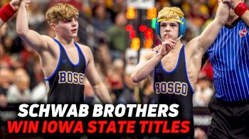 Schwab Brothers Win Iowa High School State Wrestling Titles