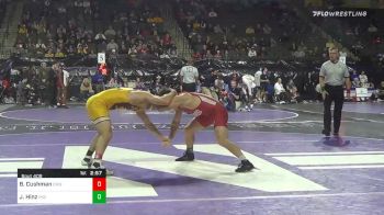 184 lbs Consolation - Ben Cushman, Central Michigan vs Jakob Hinz, Indiana