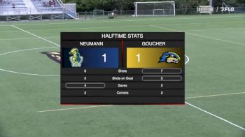 Replay: Neumann vs Goucher - Men's | Sep 10 @ 2 PM