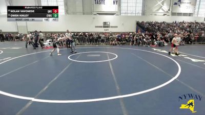 94 lbs Cons. Semi - Nolan Vavonese, Quaker Wrestling Club vs Owen Kinley, Columbia Youth Wrestling Club