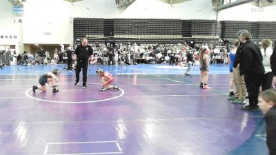 75 kg Rr Rnd 1 - Camryn McManus, Sassy Lassies FIWC - Girls vs Alivia Fowler, NewWhale Teel - Girls