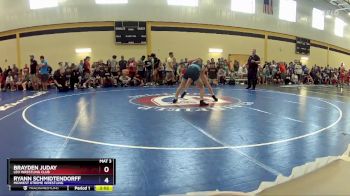 120 lbs Champ. Round 2 - Brayden Juday, Leo Wrestling Club vs Ryann Schmidtendorff, Midwest Xtreme Wrestling