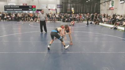 100 lbs Champ. Rd Of 64 - Elijah Richards, Texas Select vs Graden Swanson, Team Nazar Training Center