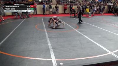 70_G lbs Quarterfinal - Alachia Nelson, Clearfield vs Ruby Garis, State College