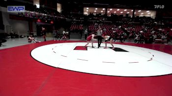 155 lbs Consi Of 8 #2 - Hannah Rusher, Tuttle High School Girls vs Joey Tabor, Tonkawa High School Girls