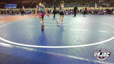 73 lbs Rr Rnd 5 - Justine Smith, Mighty Bluebirds vs Breea Florez, Sperry Wrestling Club