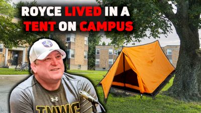 Royce Alger Lived In A Tent On Campus