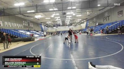 66-68 lbs Round 4 - Benjamin Rodriguez, Payson Lions Wrestling Club vs Jack Valenciano, Defiant Wrestling Club
