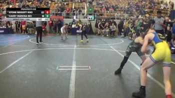 106 lbs Cons. Semi - Stone Meggitt NW2, CLYDE vs Cacey Ruzicka SE1, No Name