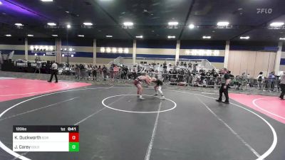 120 lbs Consi Of 64 #2 - Kai Duckworth, Scripps Ranch HS vs Jason Carey, Gold Rush Wr Ac