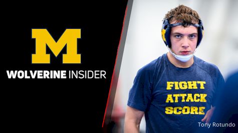 Michigan's Sergio Lemley Eager For Big Ten Wrestling Reset