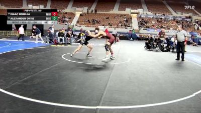 D1-120 lbs Cons. Round 1 - Isaac Bonilla, Red Mountain High School vs Alexander Ortiz, Boulder Creek High School