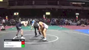 160 lbs Consi Of 8 #1 - Burlander Kee, Stout Wr Ac vs Kaden Christiansen, Salem Elite